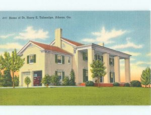 Unused Linen TALMADGE HOME AT UNIVERSITY OF GEORGIA Athens Georgia GA E0503