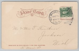 Milwaukee Wisconsin~Government Building & Post Office~Vintage Postcard 