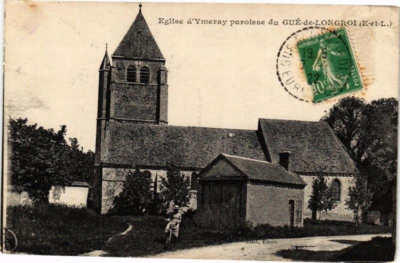 CPA Église d'Ymeray peroisse du Gué-de-Longroi - (179885)