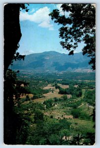 Monterrey NL Mexico Postcard Horsetail Falls Resort Panoramic View c1950's