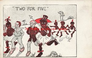 313757-Black Americana,  F.M. Chicago 1906, Comic, Two for Five
