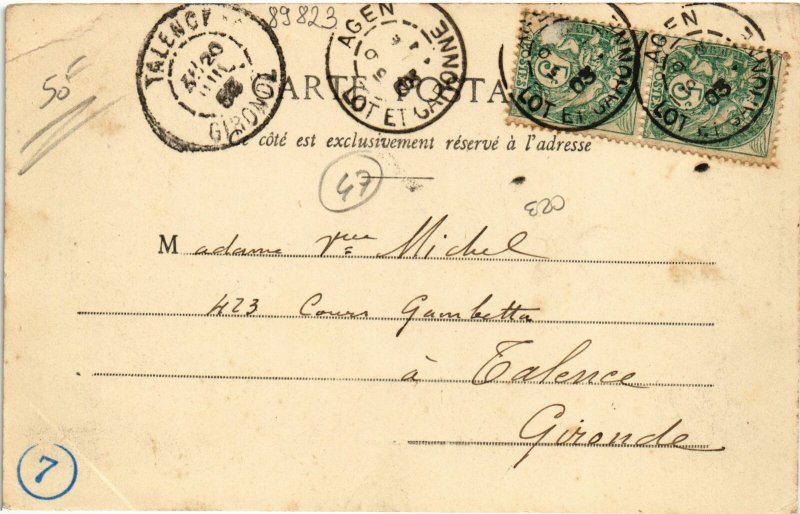 CPA AGEN Pont Canal (89823)