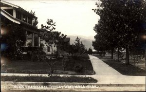 Wenatchee Washington WA Street View Homes c1910 Real Photo Postcard