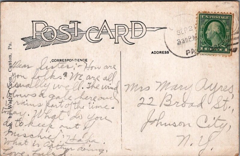 Postcard Camp Nepahwin Canton PA