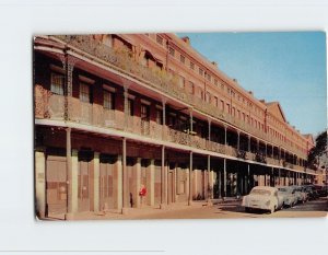 Postcard View Of The Pontalba Apartments, New Orleans, Louisiana