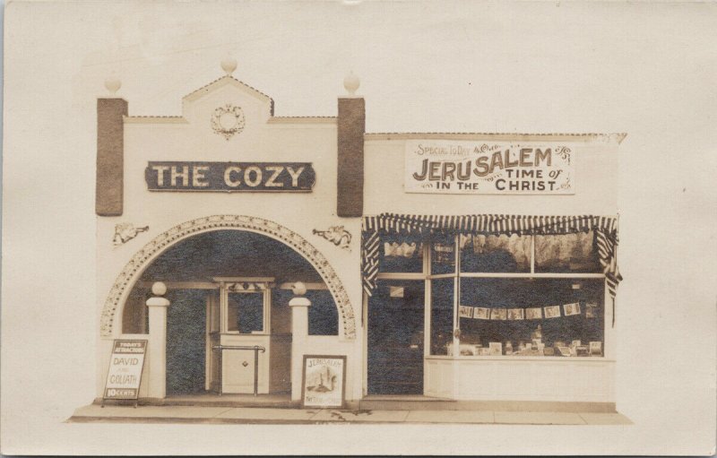 Arthur Ontario ?? The Cozy Jerusalem In the Time of Christ RPPC Postcard F90