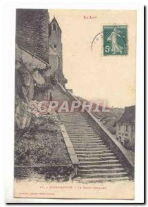 Rocamadour Old Postcard The grand staircase