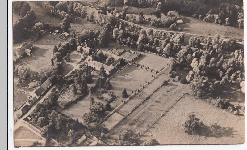 Aerial View Of Unidentified Country House RP PPC Unknown Area, Unused, c 1920's 