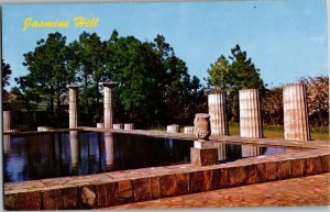 Jasmine Hill at Wetumpka, Montgomery AL Grecian Garden Vintage Postcard D07