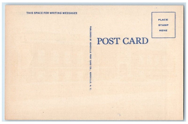 c1940 Library Benedict College Roadside View Columbia South Caroline SC Postcard 