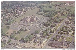 Aerial View of The Chambersburg Hospital, Pennsylvania, 40-60s