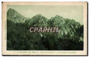 Old Postcard Le Hohneck Pluc of Frontiere The Rocks Spitzkopf
