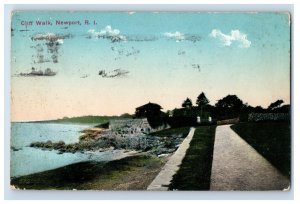 C.1900-07 Cliff Walk Newport, R. I. Postcard P154E