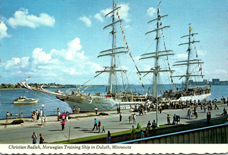 Minnesota Duluth Christian Radich Norwegian Training Ship