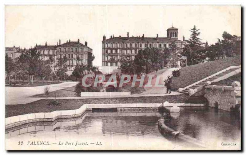 Old Postcard Valence Parc Jouvet