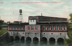 COLUMBIA, South Carolina,1900-10s; Duck Mill & Electric Power House
