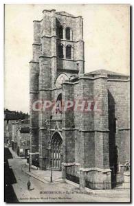 Montbrison Old Postcard Notre Dame Church