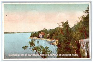 Napoleon's Hat Hay Islands Thousand Islands St. Lawrence River Canada Postcard