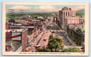 King Street looking east Gore Park HAMILTON CANADA Postcard