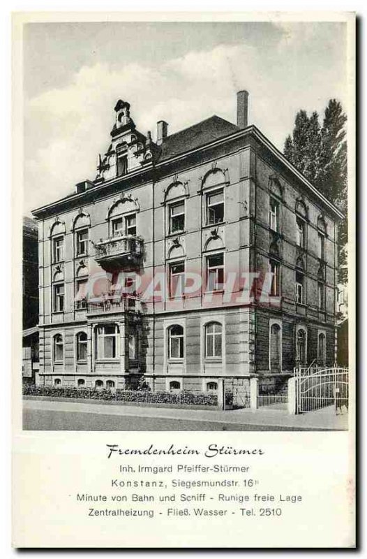 Postcard Modern Fremdenheim Stuermer