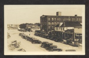 RPPC CALISTOGA SOUTH DAKOTA SD DOWNTOWN STREET SCENE REAL PHOTO POSTCARD