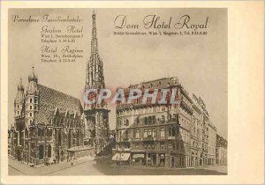 Postcard Modern Vienna Wien Dom Hotel Royal Vornehme Familienhotels