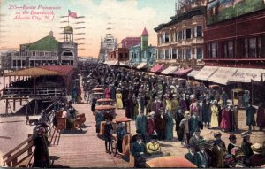 New Jersery Atlantic City Easter Promenade On The Boardwalk 1910