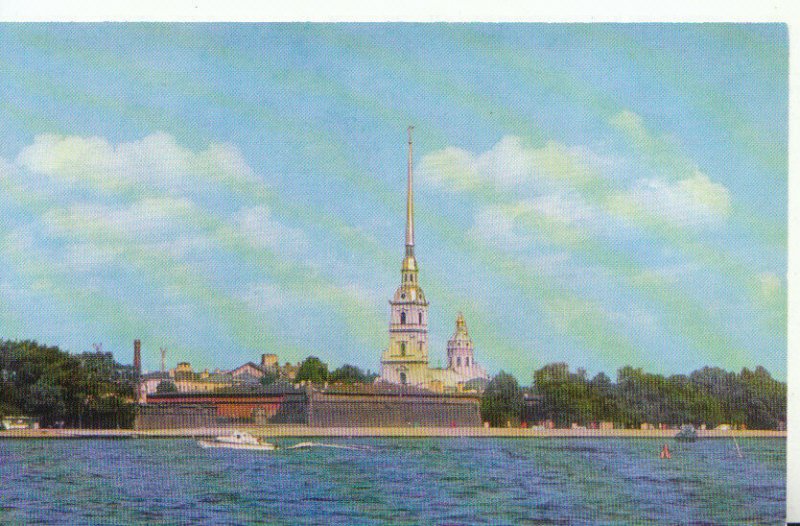 Russia Postcard - View of The Peter & Paul Fortress - Leningrad - Ref 20103A