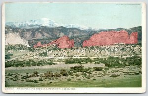 Garden of the Gods Colorado~Pike's Peak & Gateway~Detroit Publishing #12226~1907 