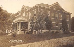 Waynesville Ohio Friends Home Real Photo Antique Postcard K51974