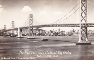 California The San Francisco-Oakland Bay Bridge Real Photo