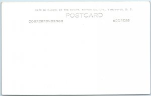 c1940s Alberta, Canada Maligne River RPPC Gorge Jasper Park Hand Colored A326