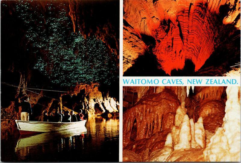 Waitomo Caves New Zealand NZ UNUSED Vintage Postcard D94