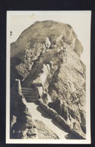 RPPC GRAND CANYON NATIONAL PARK ARIZONA STEPS VINTAGE REAL PHOTO POSTCARD