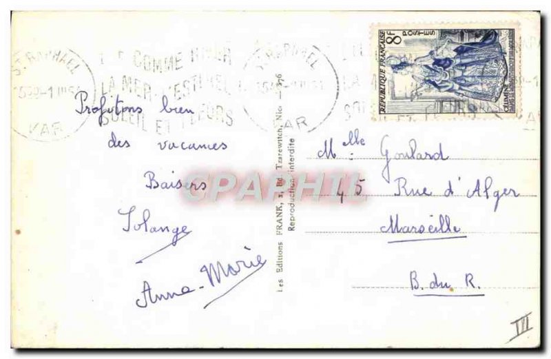 Postcard Modern Cote d & # 39Azur Waterskiing