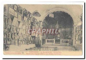 Font Romeu Old Postcard the high altar Ex voto pilgrimage station has dete 17...