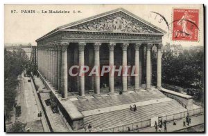 Postcard Old Paris La Madeleine