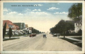 Avon by the Sea NJ Garfield Ave c1920 Postcard