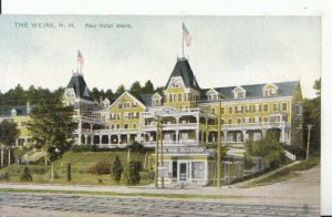 America Postcard - The Weirs - New Hampshire - New Hotel Weirs - Ref 16545A