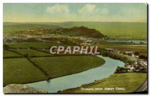 Postcard Old Stirling From Abbey Craig