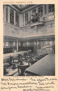 Dome in First Class Dining Saloon Holland-American Line Ship 