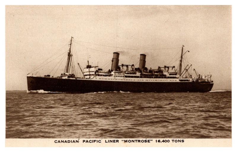  S.S. Montrose , Canadian Pacific Liner 