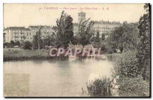 Old Postcard Valencia Jouvet Park Place water