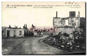 Old Postcard The Great War Revigny occupied and petrolee by the Crown Prince ...