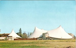 La Verne, CA California  LA VERNE COLLEGE  Super Tent~Fabric Building  Postcard