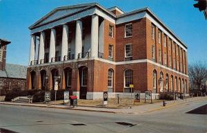 Harrisonburg Virginia Post Office Street View Vintage Postcard K50103 