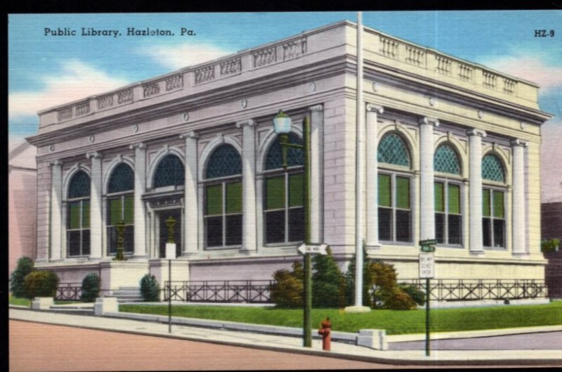 Pennsylvania HAZLETON Public Library - LINEN