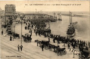 CPA Le TRÉPORT-Le Quai Francois Ier et le port (348289)