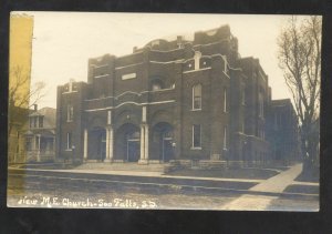 RPPC SIOUX FALLS SOUTH DAKOTA SOO FALLS SD CHURCH REAL PHOTO POSTCARD