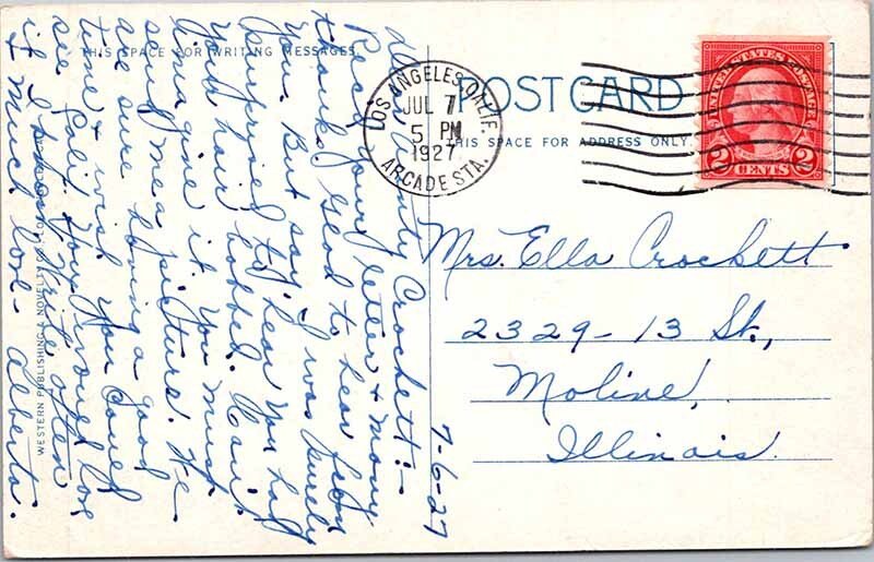 Postcard MONUMENT SCENE Ponca City Oklahoma OK AM4068